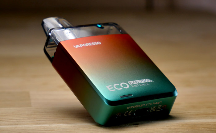 Pod Eco Nano par Vaporesso et sa prise USB-C