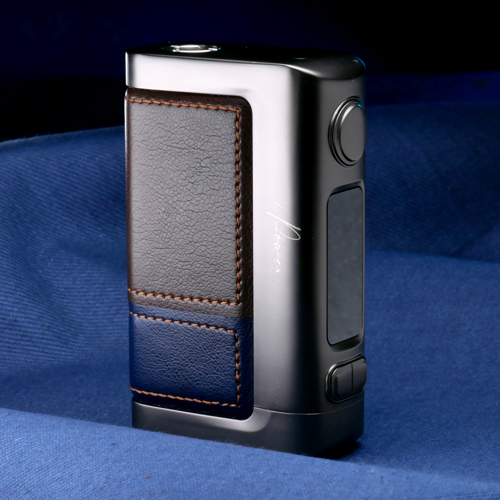 Double matière simili cuir et alliage pour le mod iStick Power 2