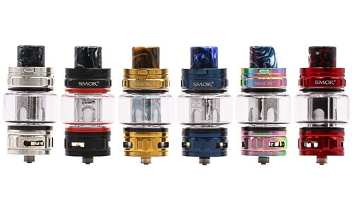 Six couleurs pour le clearomiseur TFV18 de Smoktech