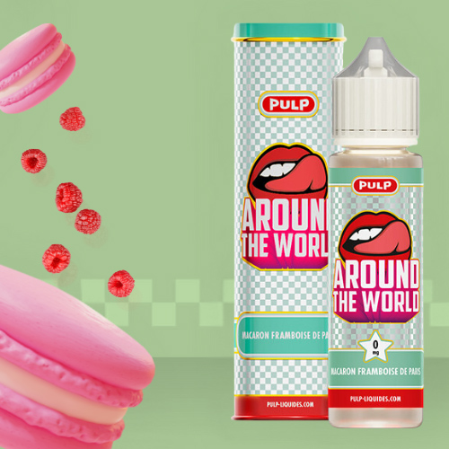 E-liquide Macaron Framboise de Paris