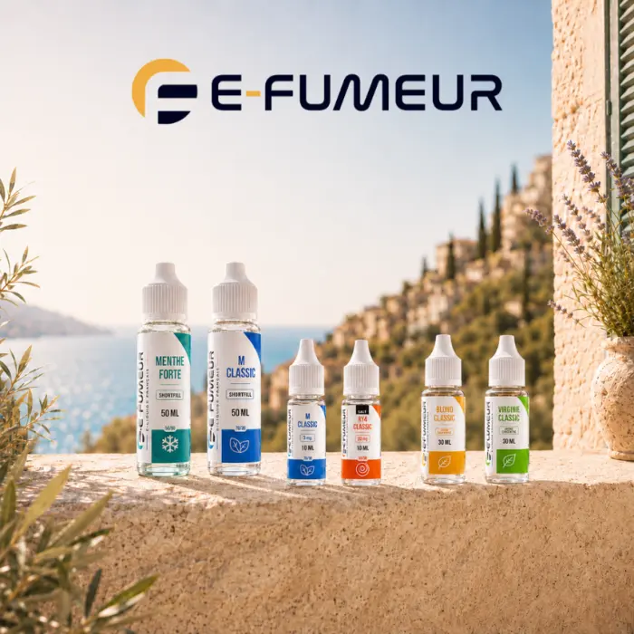 Découvrez Essentiels, la nouvelle gamme d'e-liquides et d'arômes DIY signée E-FUMEUR