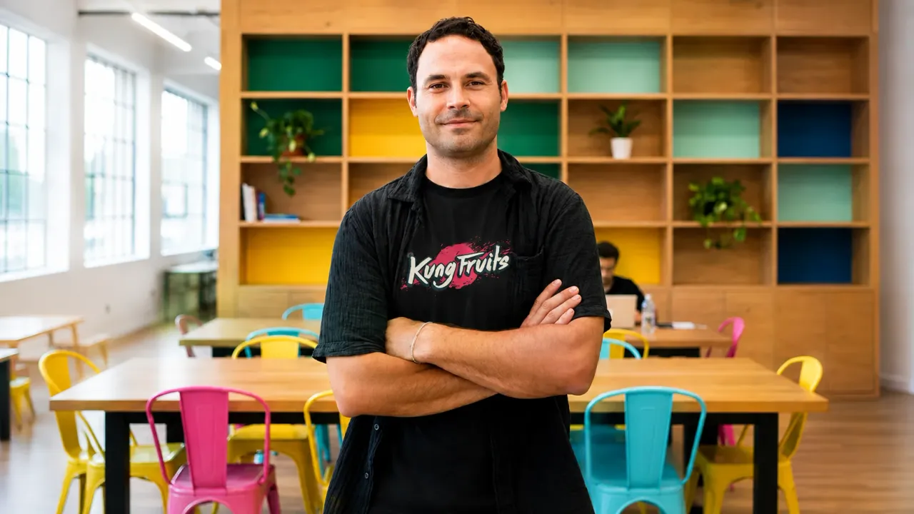 REMPLACER PAR : portrait de Félix Nicolon, fondateur de Cloud Vapor, ou plan de travail avec flacons Cloud Vapor identifiables