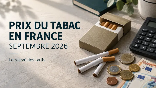 Prix du tabac en France en septembre 2026 : 30 marques