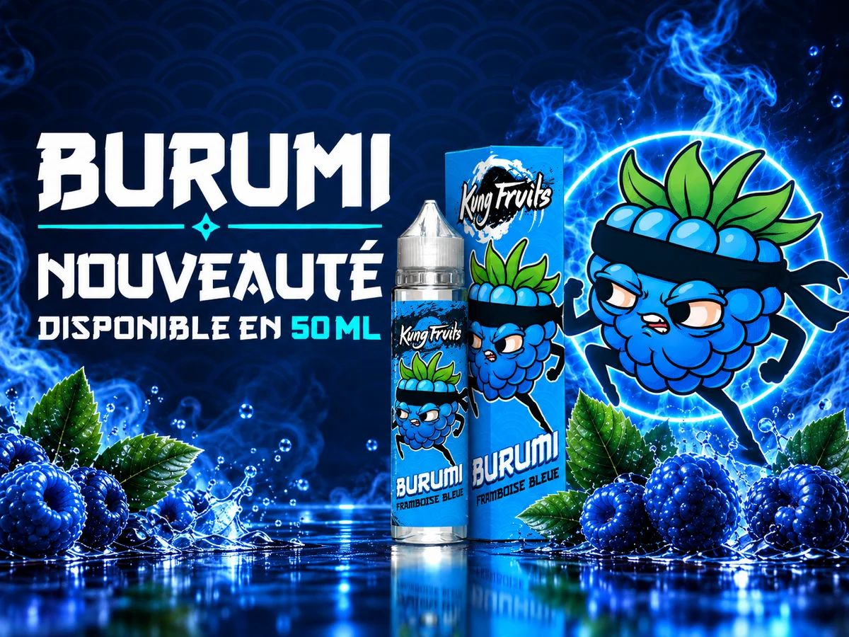 Burumi, nouveauté Kung Fruits disponible en 50 mL