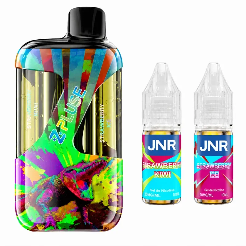 Puff Zpluse 42K Strawberry Kiwi & Strawberry Ice - JNR