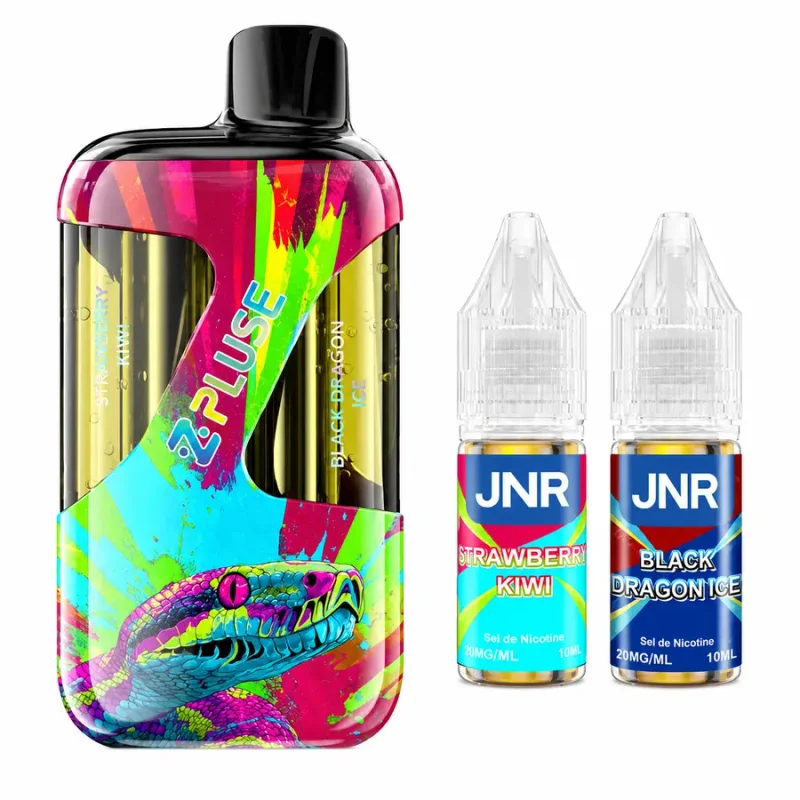 Puff Zpluse 42K Strawberry Kiwi & Black Dragon Ice - JNR