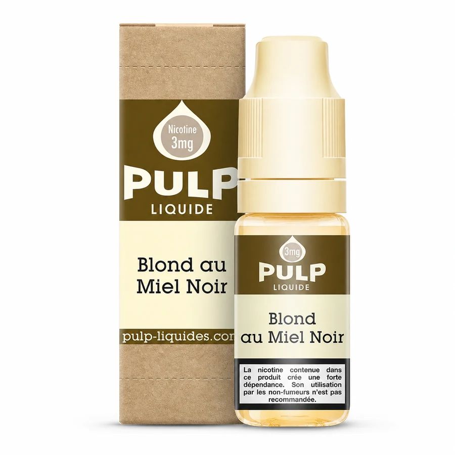 E-liquide Blond au Miel Noir 10 mL - Pulp