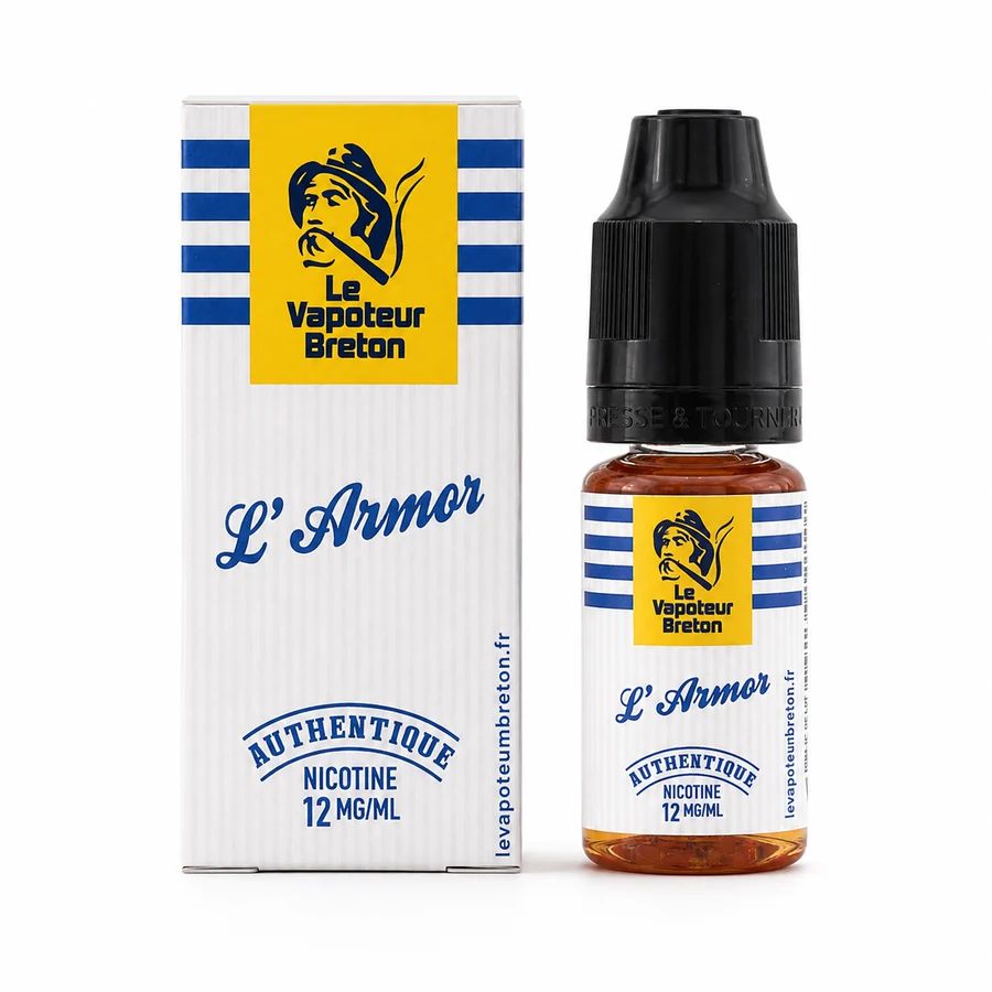 E-liquide L'Armor 10 mL - Le Vapoteur Breton