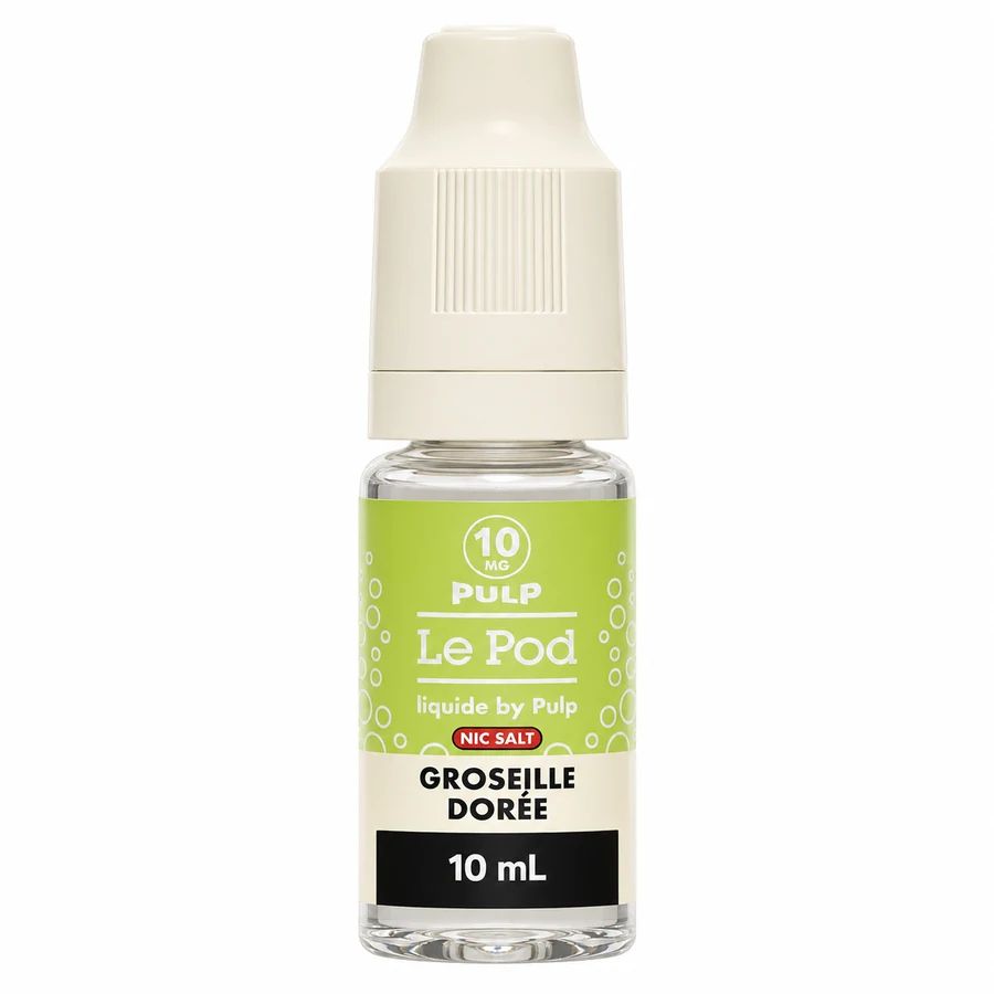 E-liquide Groseille Dorée Fizz 10 mL - Pulp Le Pod