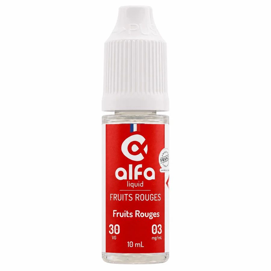 E-liquide Fruits Rouges (30 VG) 10 mL - Alfaliquid