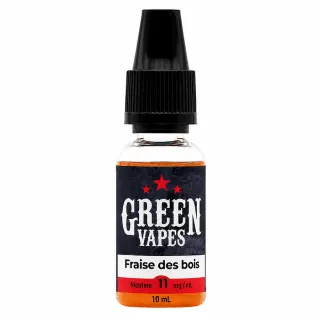 E-liquide Fraise des Bois 10 mL - Green Vapes — Green Vapes - Classique