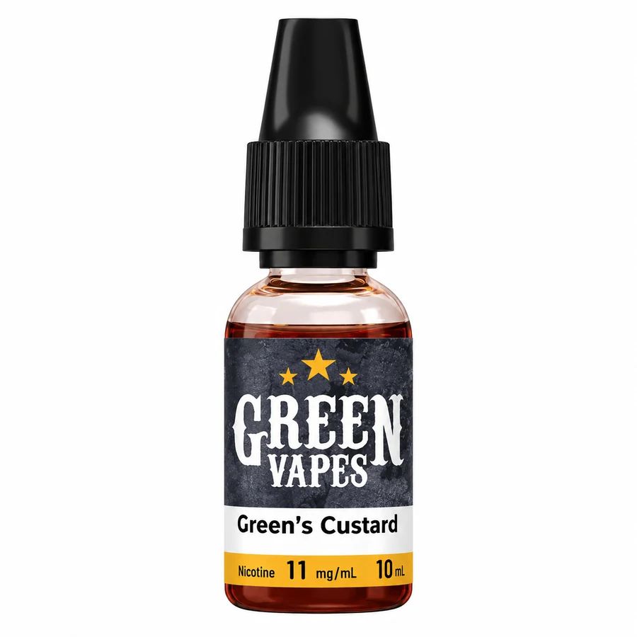 E-liquide Green's Custard 10 mL - Green Vapes — Green Vapes - Classique