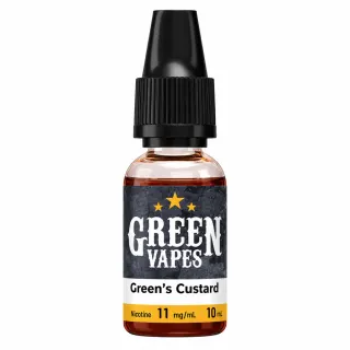 E-liquide Green's Custard 10 mL - Green Vapes — Green Vapes - Classique