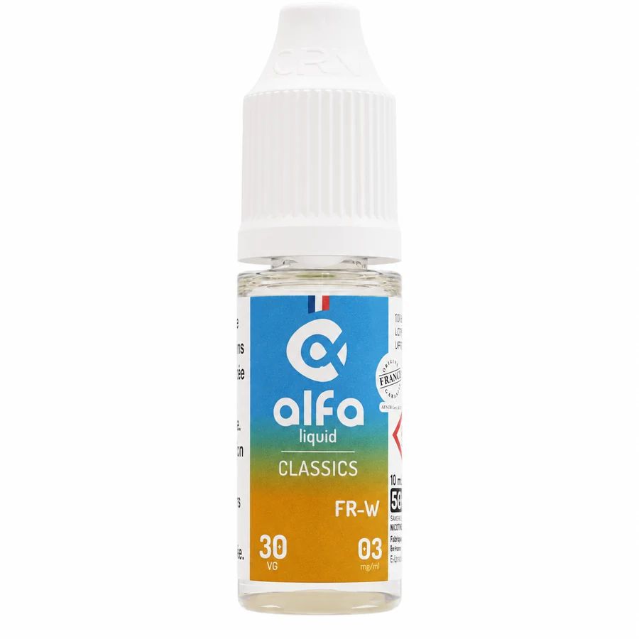 E-liquide FR-W (30 VG) 10 mL - Alfaliquid — Alfaliquid - 30VG