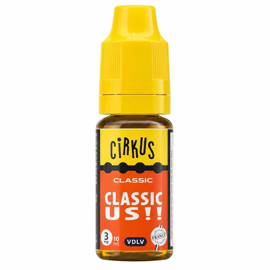 E-liquide Classic US 10 mL - CirKus (VDLV)