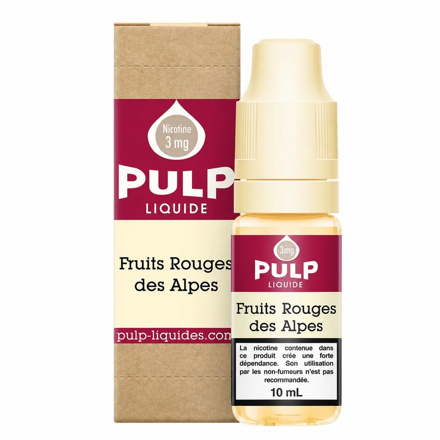 E-liquide Fruits Rouges des Alpes 10 mL - Pulp