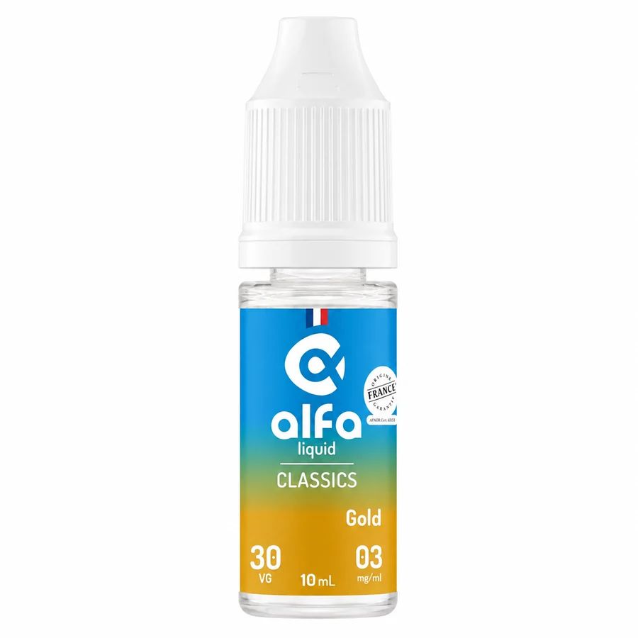 E-liquide Gold (30 VG) 10 mL - Alfaliquid