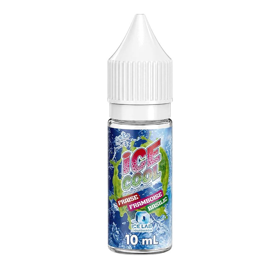 E-liquide Fraise Framboise Basilic 10 mL - Ice Cool (Liquidarom) — Liquidarom - Ice Cool