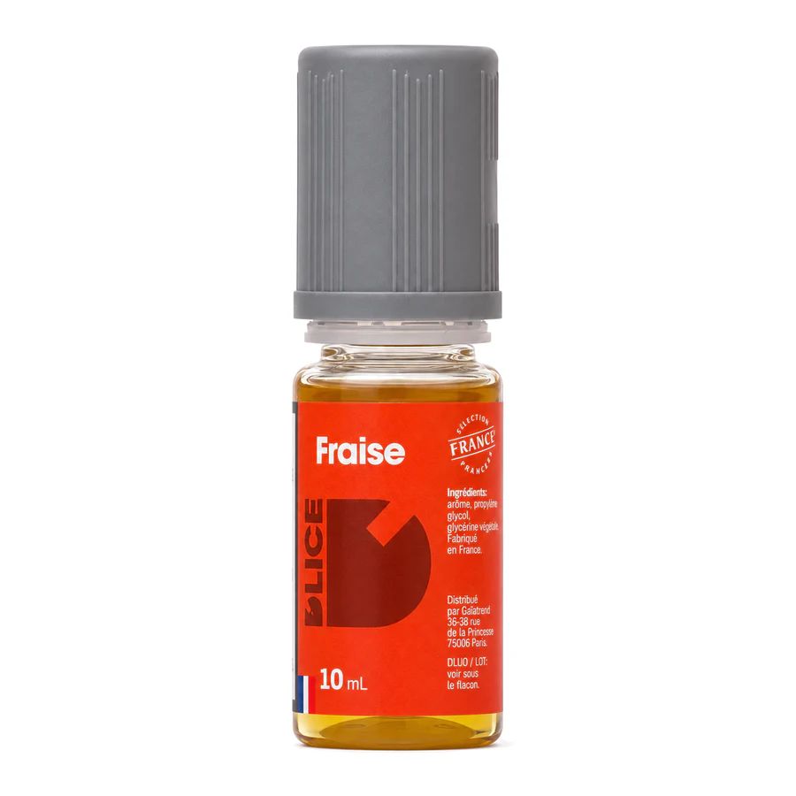 E-liquide Fraise 10 mL - Dlice — D'lice