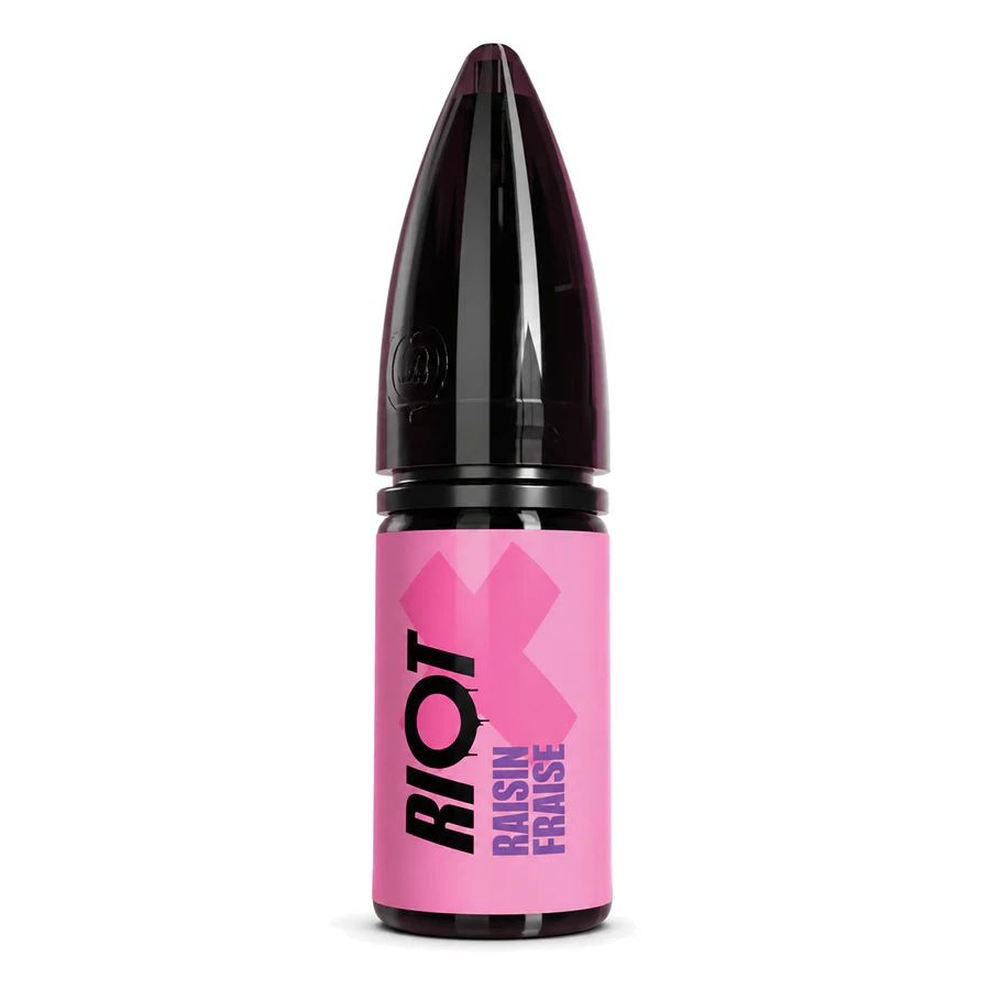 E-liquide Raisin Fraise Nic Salt 10 mL - Riot
