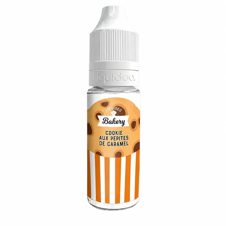 E-liquide Cookie aux Pépites de Caramel 10 mL - Bakery Liquideo