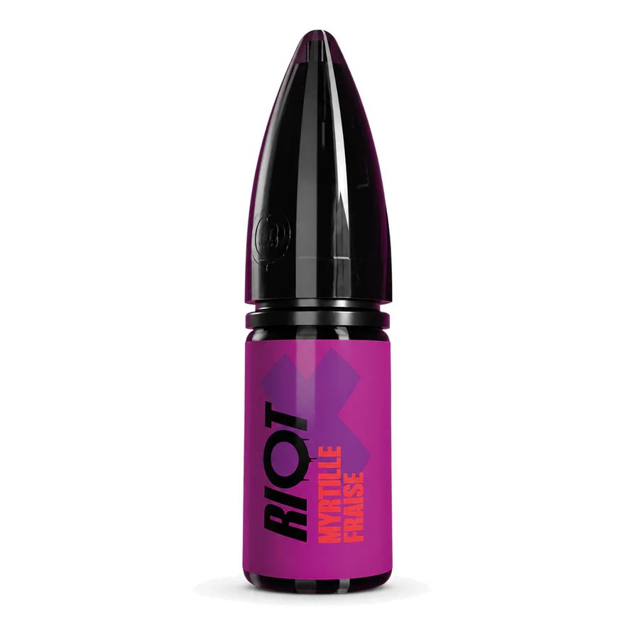 E-liquide Myrtille Fraise Nic Salt 10 mL - Riot