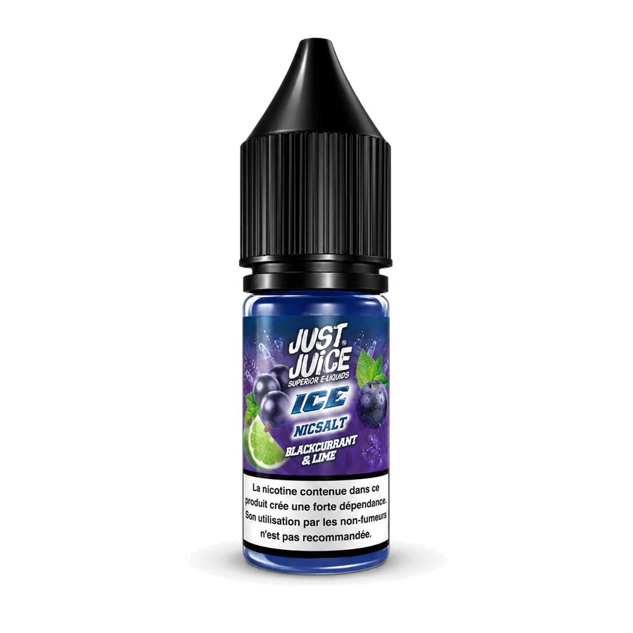 E-liquide Blackcurrant & Lime Nic Salt Ice 10 mL - Just Juice