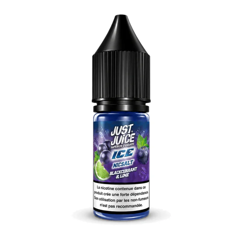 E-liquide Blackcurrant & Lime Nic Salt Ice 10 mL - Just Juice