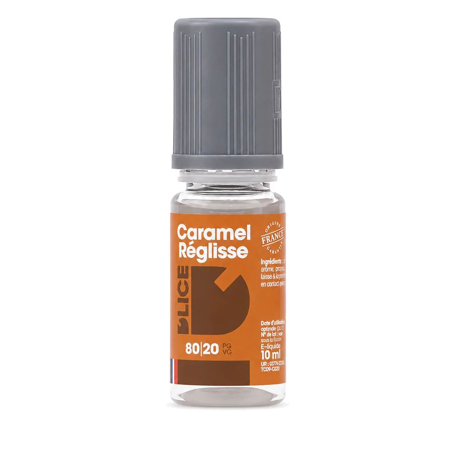 E-liquide Caramel Réglisse 10 mL - Dlice — D'lice