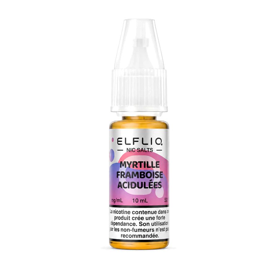 E-liquide Myrtille Framboise Acidulée Nic Salt 10 mL - Elfliq Elfbar — Elfbar - Elfliq