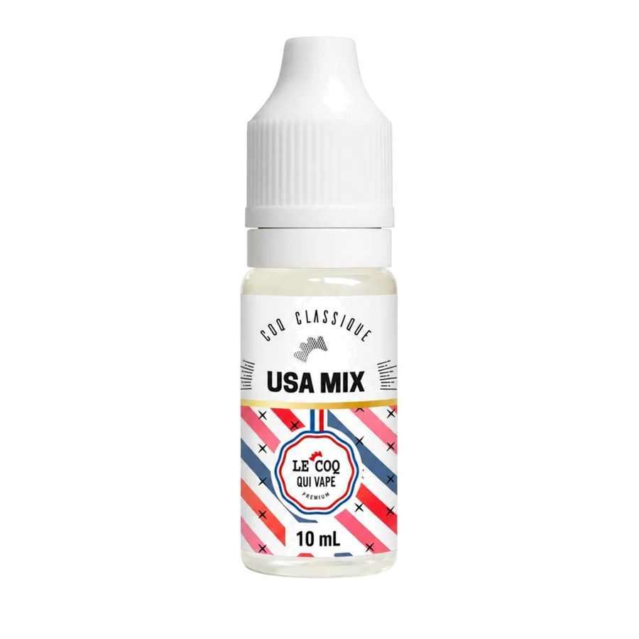 E-liquide USA Mix 10 mL - Le Coq Qui Vape