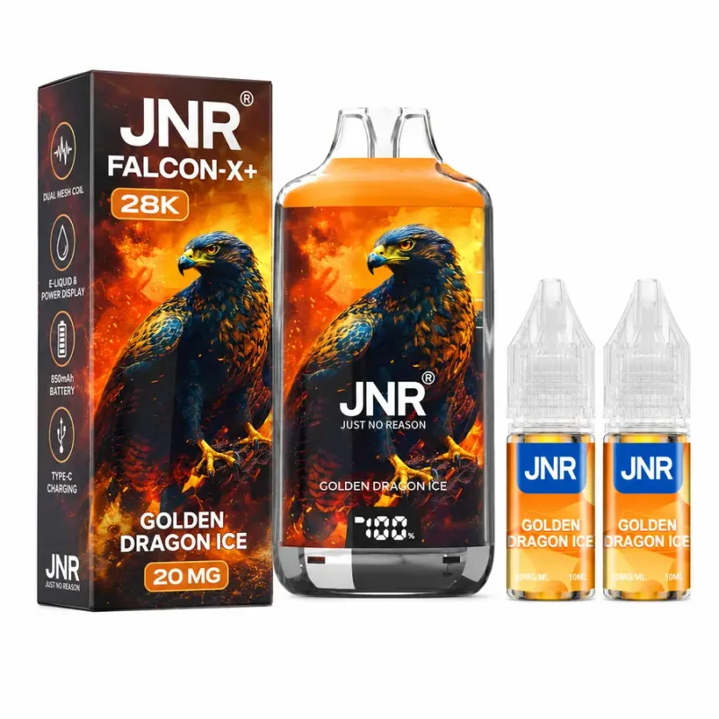 Puff Falcon X+ 28K Golden Dragon Ice 20 mg - JNR