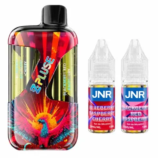 Puff Zpluse 42K Blueberry Raspberry Cherry & Blackberry Red Raspberry - JNR