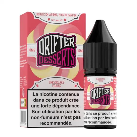 E-liquide Cheesecake Fraise 10 mL - Drifter