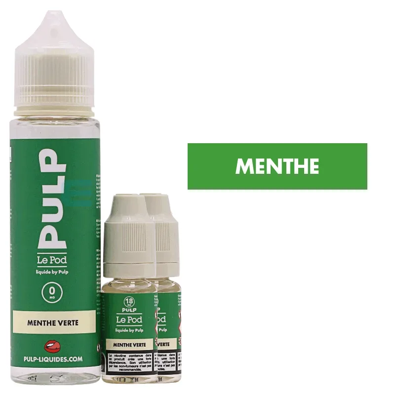 E-liquide Menthe Verte 60 mL - Pulp Le Pod