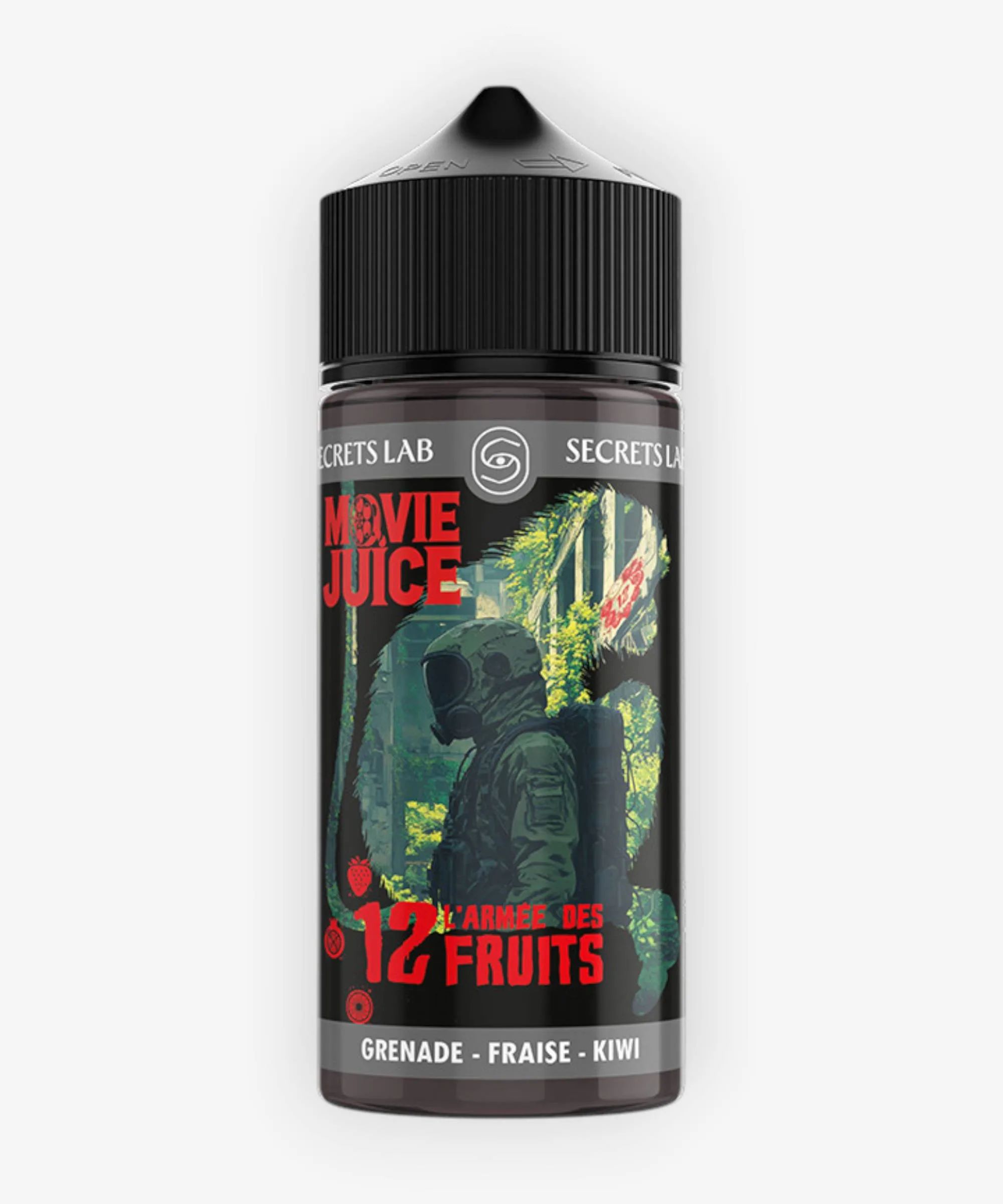 E-liquide L'Armée des 12 Fruits 100 mL - Movie Juice — Secret's Lab - Movie Juice