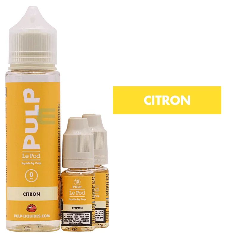 E-liquide Citron 60 mL - Pulp Le Pod — Pulp - Le Pod