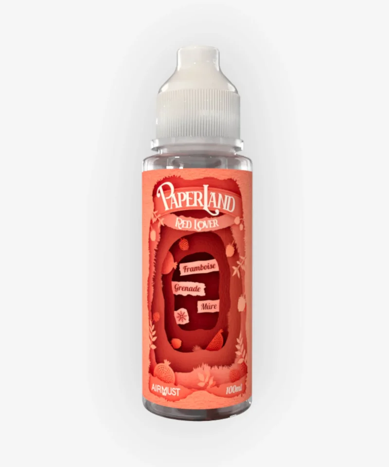 E-liquide Red Lover 100 mL - Paperland Airmust