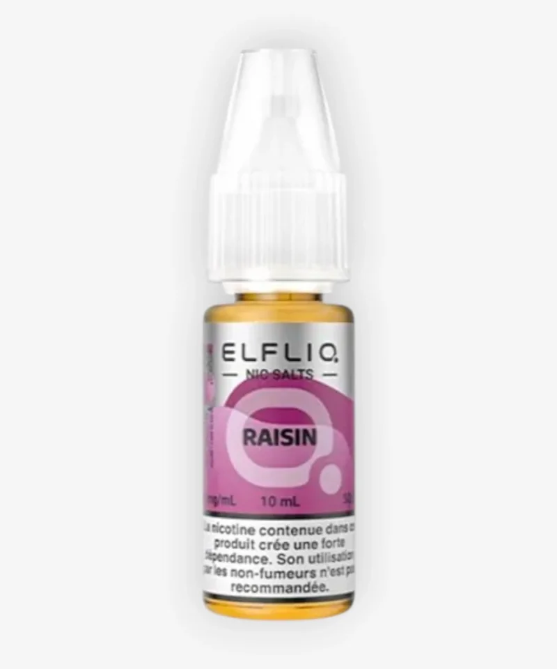 E-liquide Raisin Nic Salt 10 mL - Elfliq Elfbar