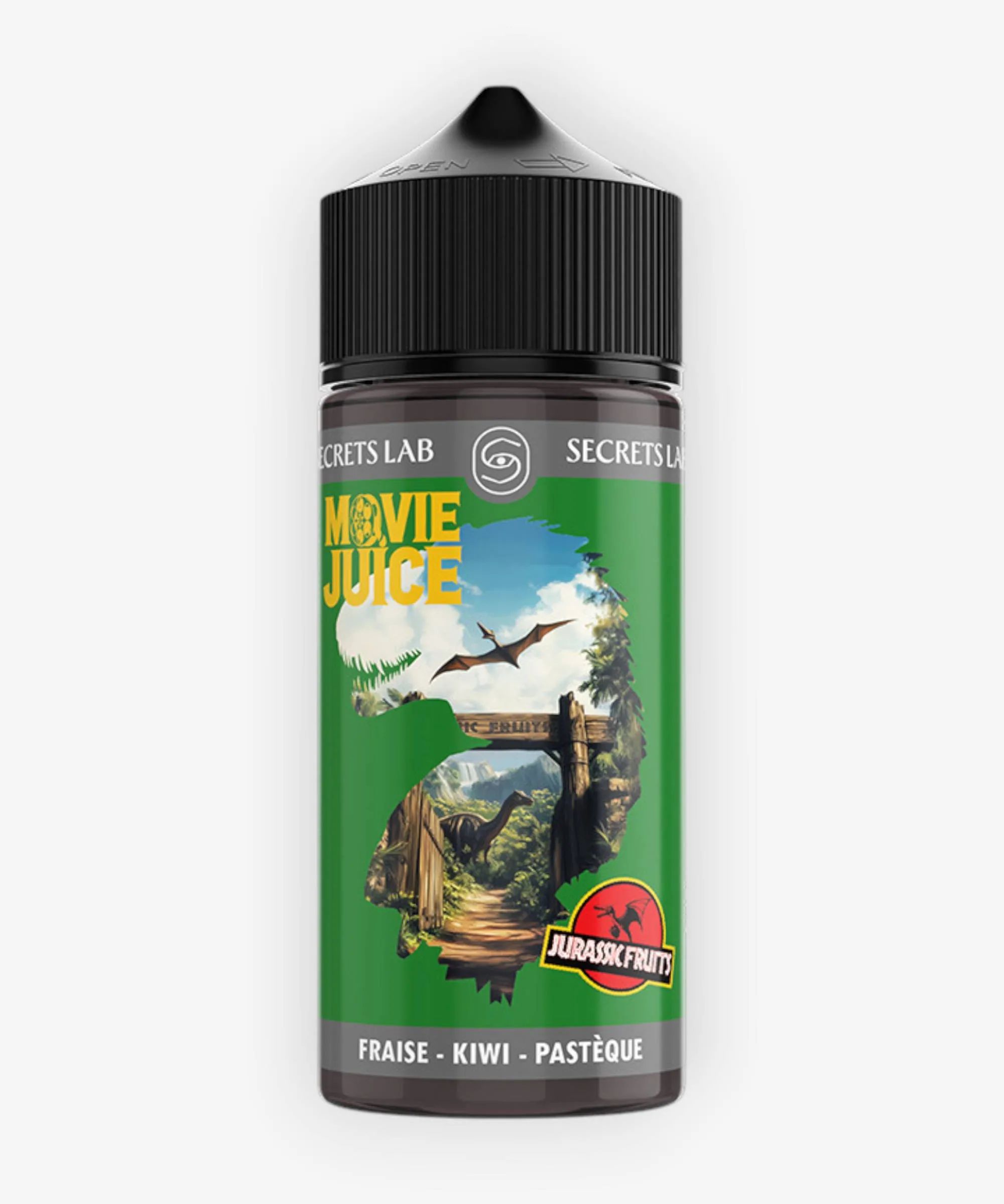 E-liquide Jurassic Fruits 100 mL - Movie Juice — Secret's Lab - Movie Juice