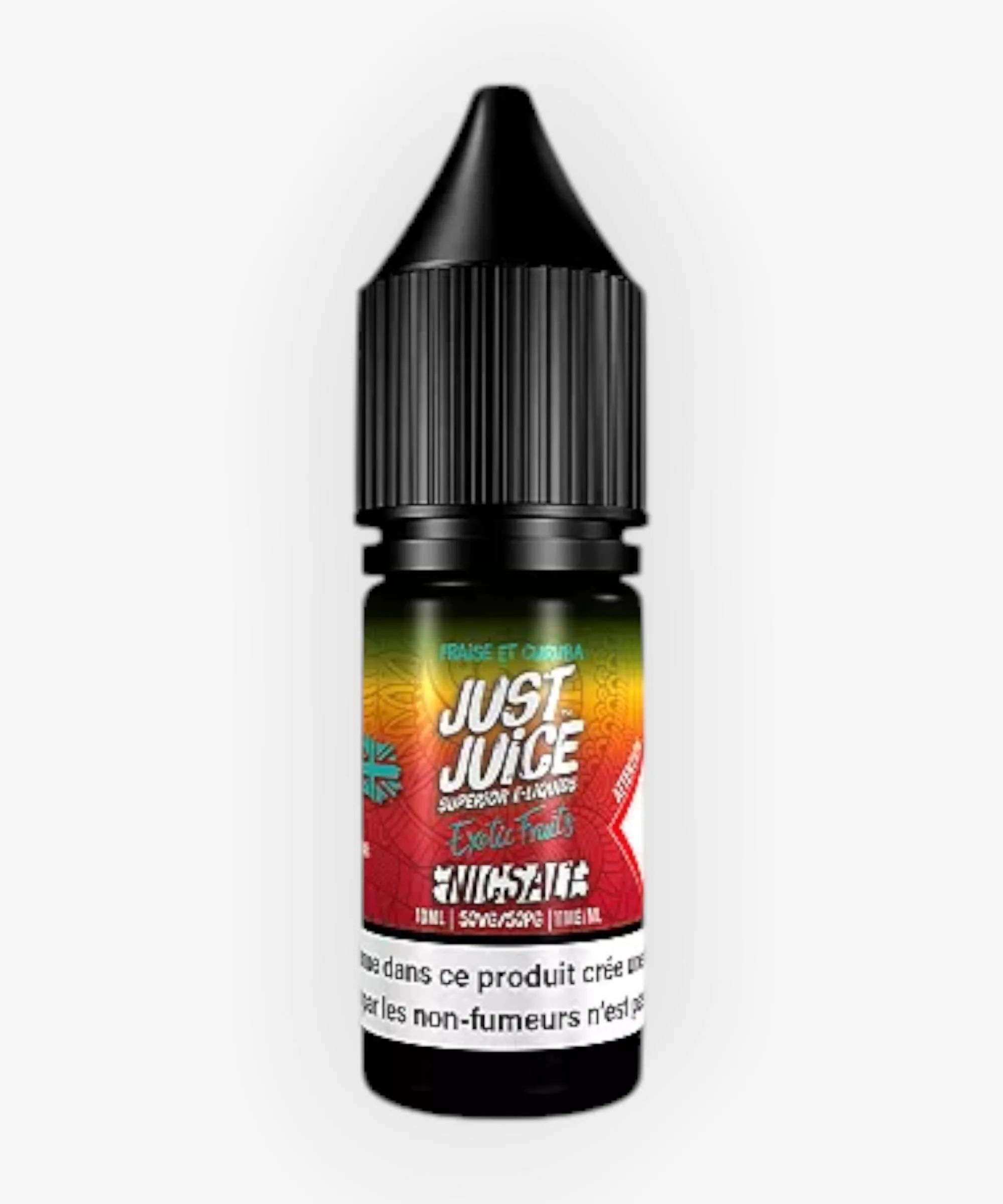 E-liquide Fraise Et Curuba Nic Salt 10 mL - Exotic Fruits Just Juice