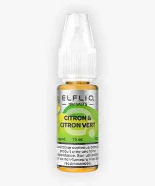 E-liquide Citron & Citron Vert Nic Salt 10 mL - Elfliq ElfBar — Elfbar - Elfliq