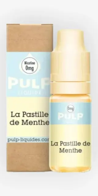 E-liquide La Pastille De Menthe 10 mL - Pulp