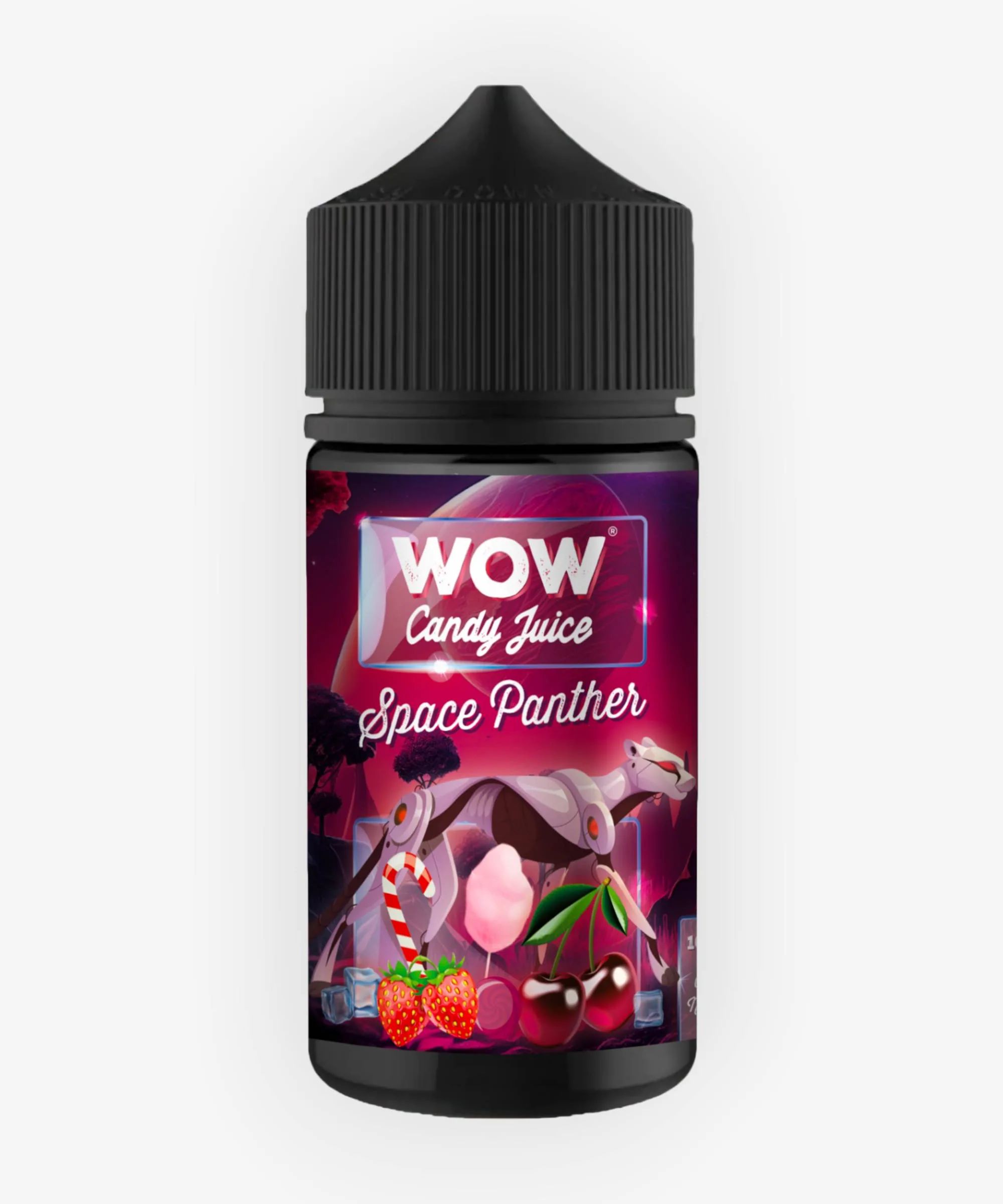 E-liquide Space Panther 100 mL - WOW Candy Juice Made in Vape