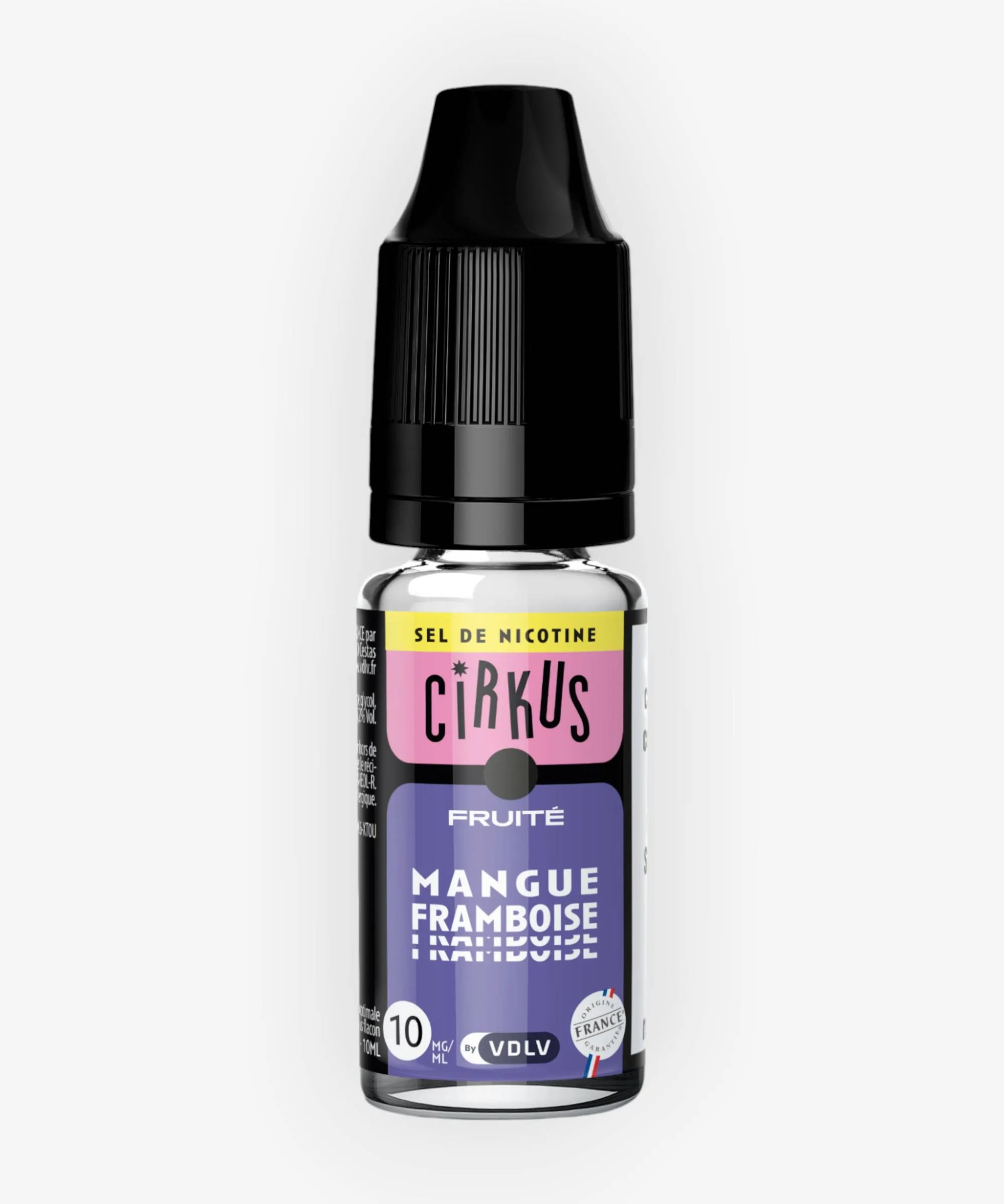 E-liquide Mangue Framboise Nic Salt 10 mL - Cirkus VDLV
