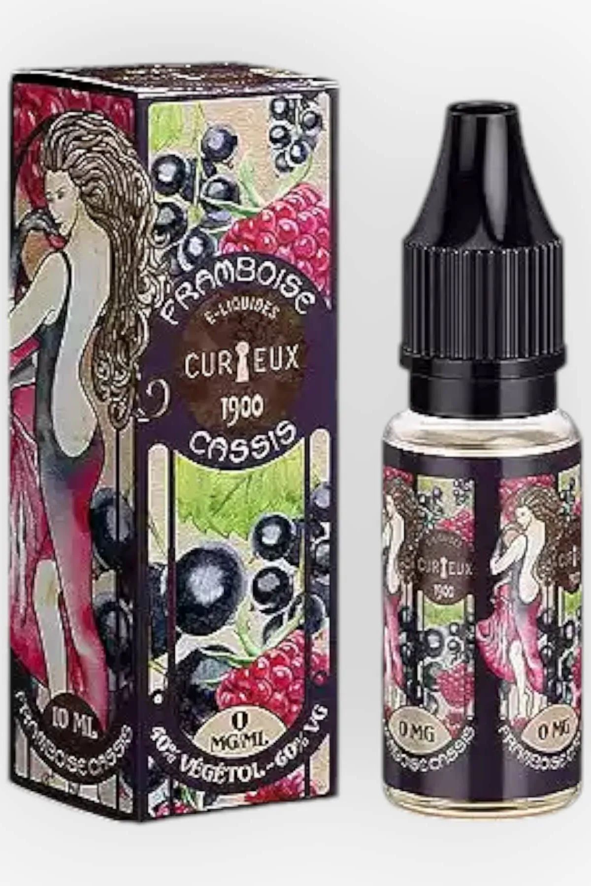 E-liquide Framboise Cassis 10 mL - 1900 (Curieux) — Curieux - Edition 1900