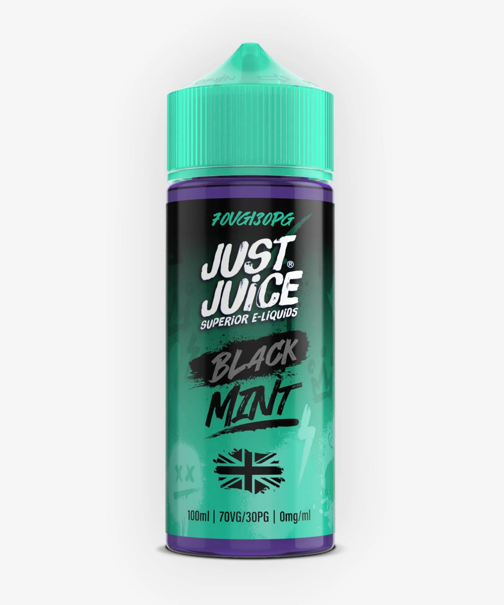 E-liquide Black Mint 100 mL - Mint (Just Juice)