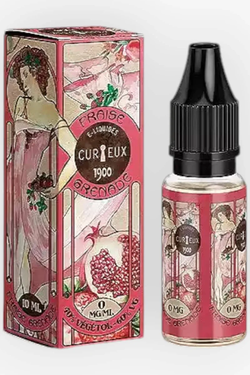 E-liquide Fraise Grenade 10 mL - 1900 (Curieux)