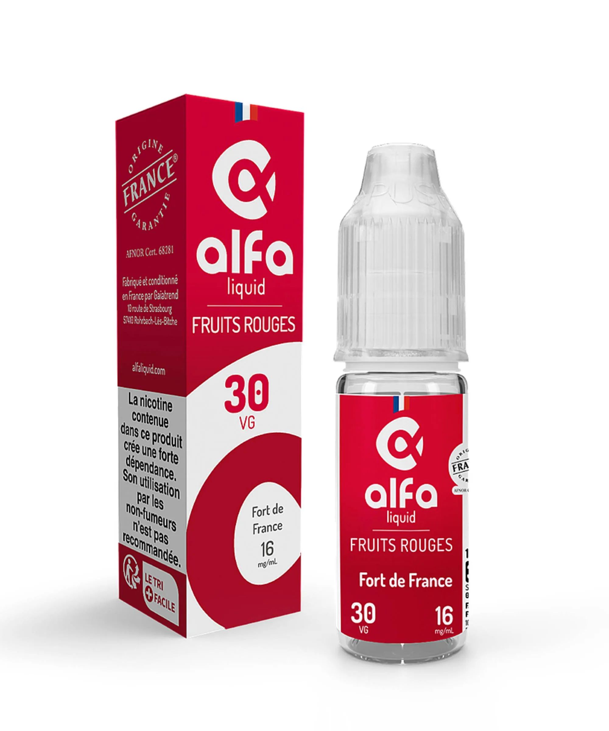E-liquide Fort de France 10 mL (30 VG) - Alfaliquid — Alfaliquid - 30VG