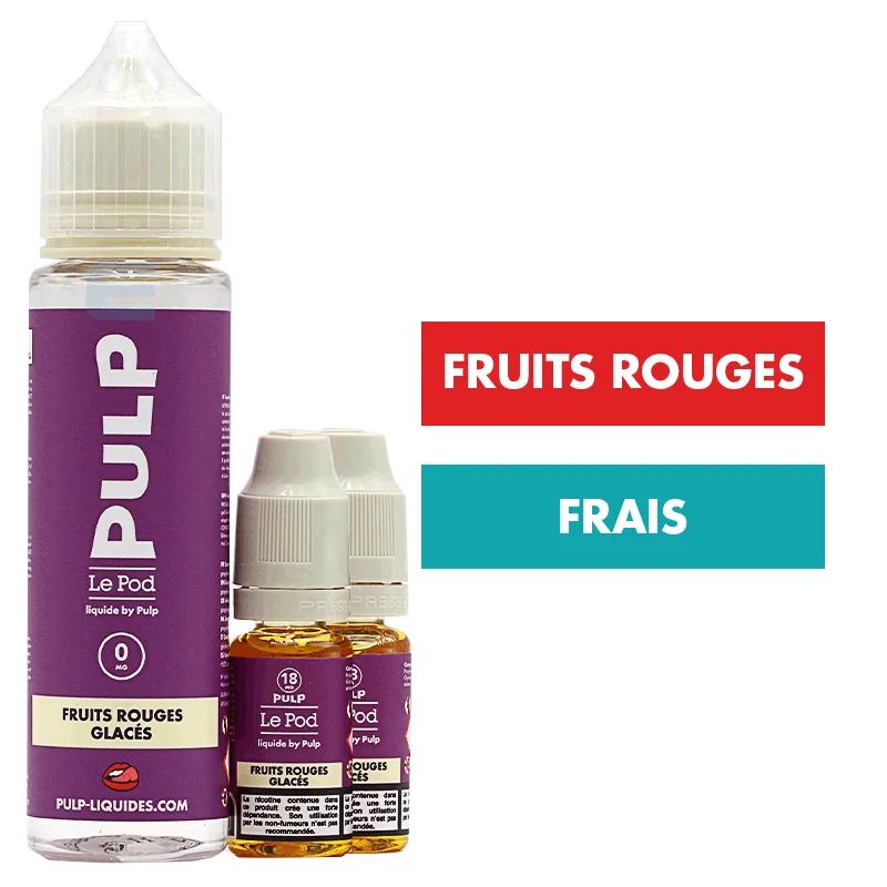 E-liquide Fruits Rouges Glacés 60 mL - Pulp Le Pod — Pulp - Le Pod